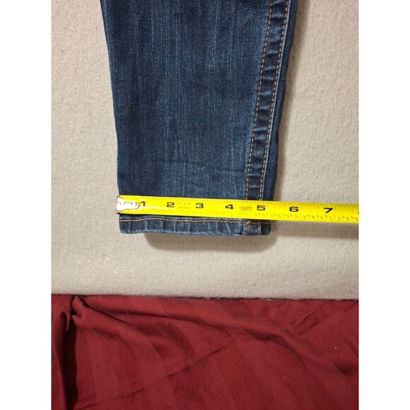 seven7 jeans Womens Sz 14 Blue Denim Classy Casual High Rise Tummless Slim Boot - Picture 2 of 11